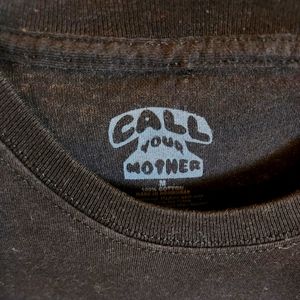 Call Your Mother Black  Skeleton GoodVibes Graphic Tee size Medium